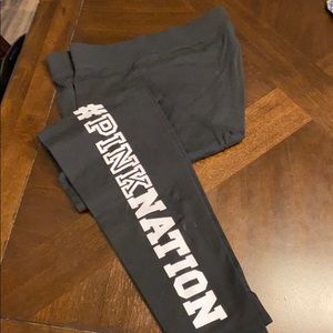 NWOT Pink VS Cotton Leggings
